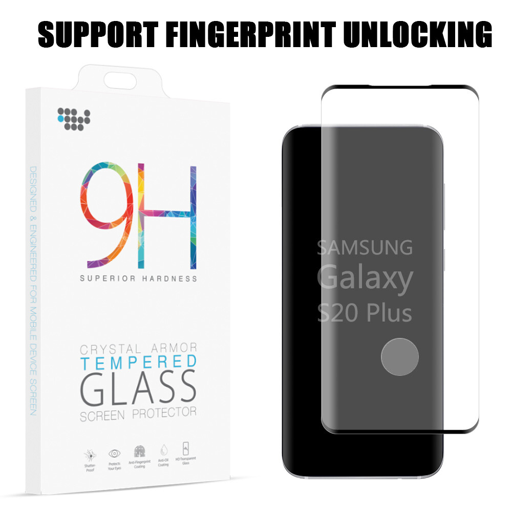 For Samsung Galaxy S20 PLUS ULTRA Tempered Glass Screen Protector  Fingerprint