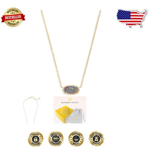 Gold Plated Angel Wing Heart Necklace - 35 CZ Stones, Gift Box Included