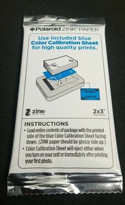 polaroid premium zink photo paper 2x3ʺ