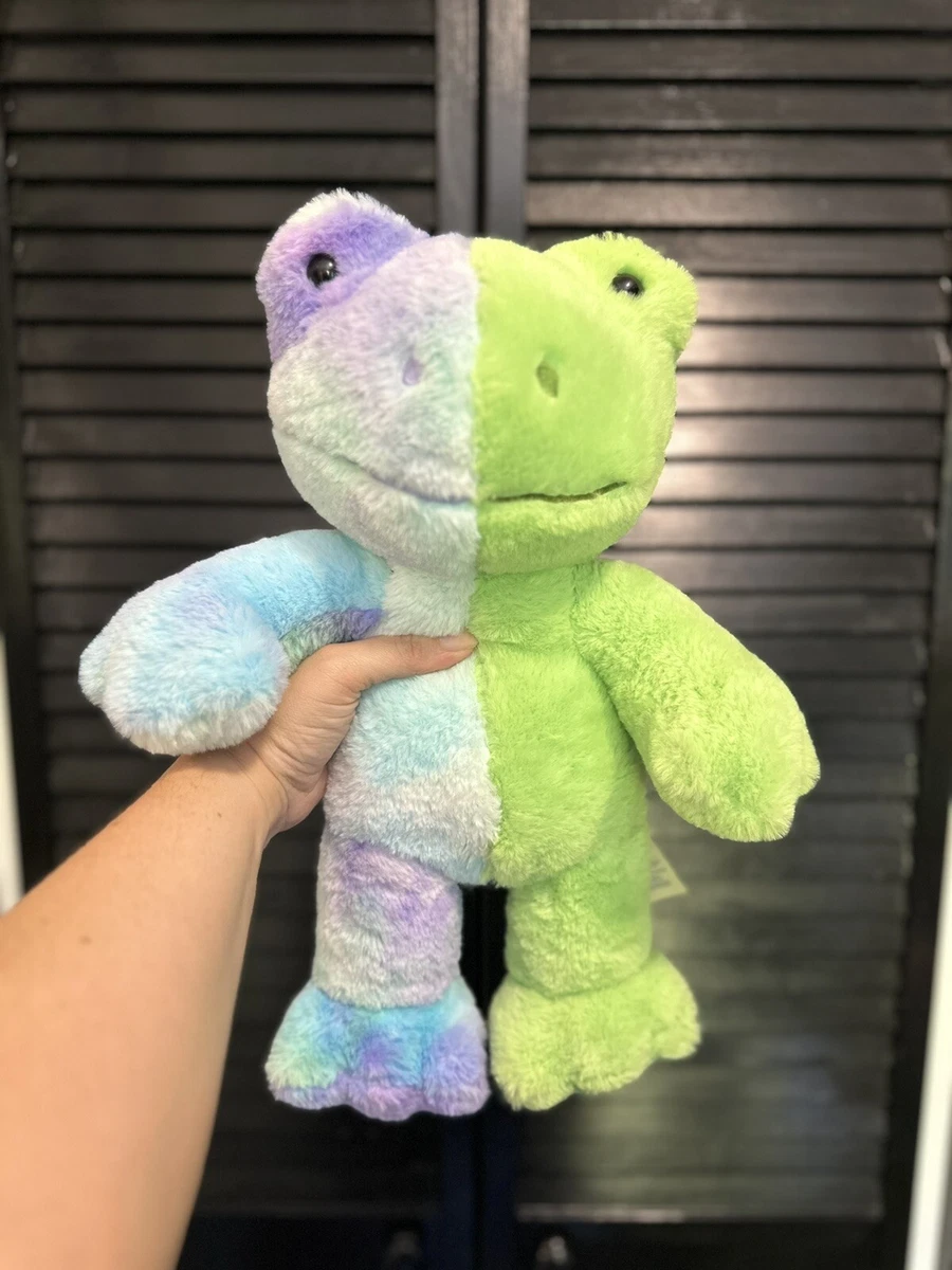 Build A Bear Workshop Custom Spring Green Frog & Hoppy Swirls Frog