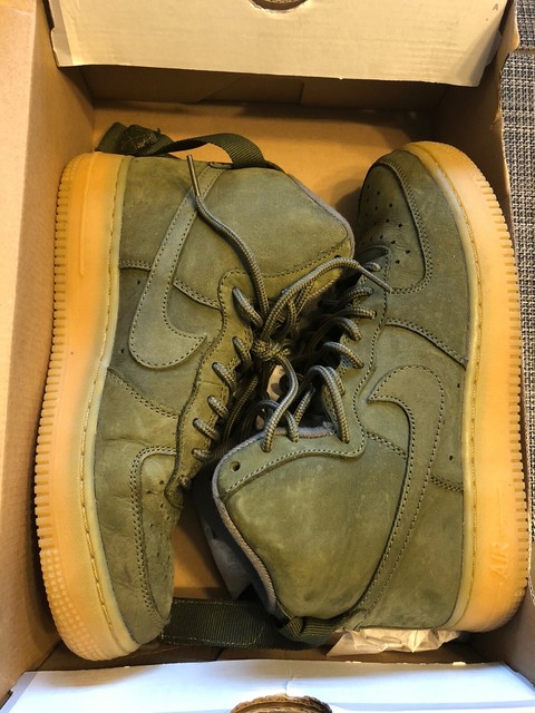 olive green air force 1 high