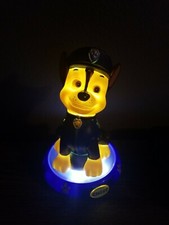 Paw Patrol Chase The Police Blue Dog Kids Night Light LED Decor Table Lamp Cop