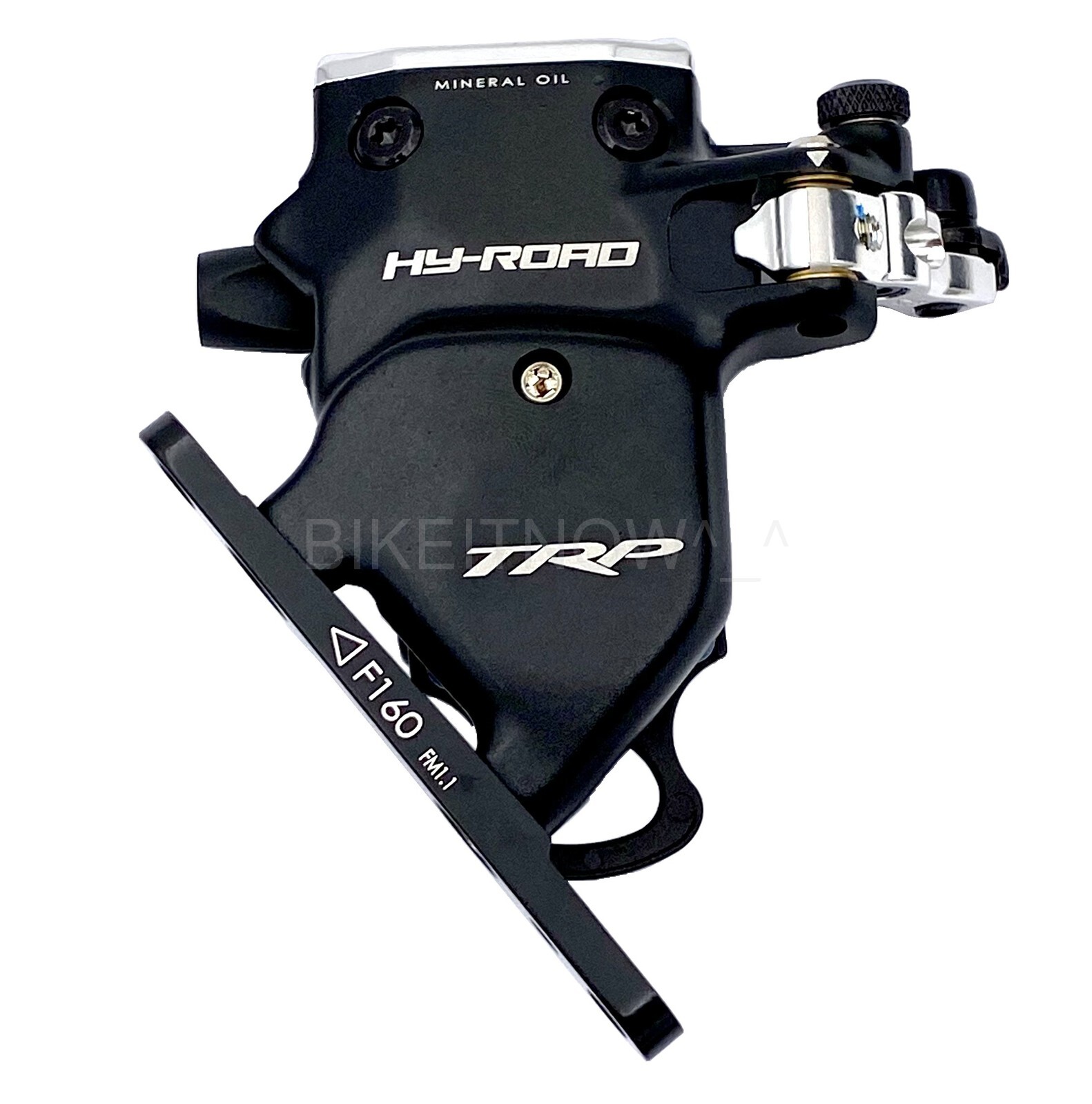 TRP HY/RD Flat Mount Front+Rear 160mm Disc Brake Caliper Set Black/Sil