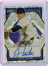 2021 Leaf Flash JACK LEITER Purple Speckle AUTO Autograph RC Rookie Card 19/75