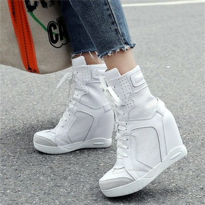 platform heel trainers
