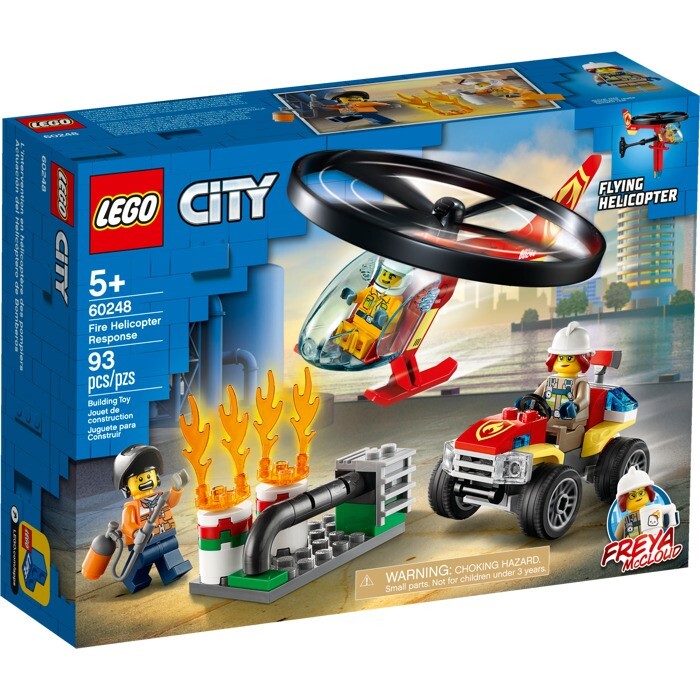 LEGO 60248 City ✨Fire Helicopter Response✨ (NIB/Retired   City Fire Helicopter Response (60248) 2 Sets Bundle. Brand New Sealed main image 0