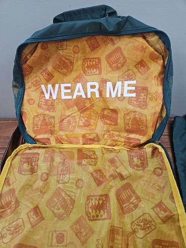 SAMANTHA BROWN Cosmetic Case w/5 Pouches 4 Bags Shoe Wash Me Crock Green/Camel - Picture 14 of 22