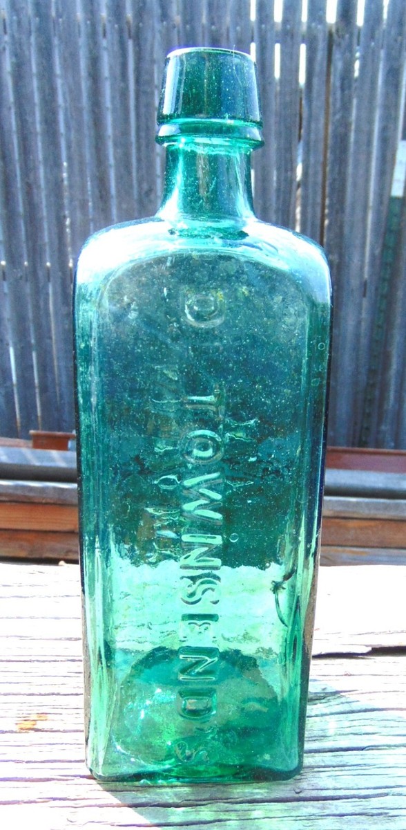 Antique DR TOWNSEND'S SARSAPARILLA Bottle ALBANY N.Y. | eBay