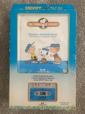 Worlds Of Wonder Talking Snoopy  Snoopy's Baseball Game  Box set 