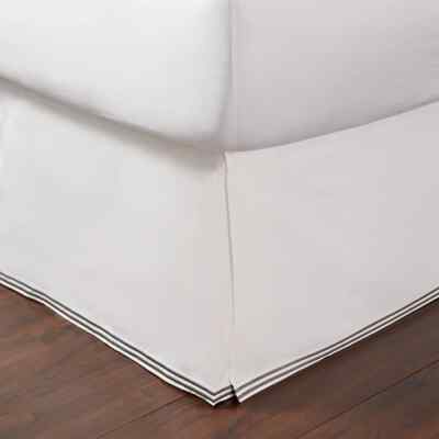 Jet De Lit King Hudson Park En Coton égyptien 100% Coton - Couleur Anthracite - Neuf Avec étiquettes, Fabriqué En Italie