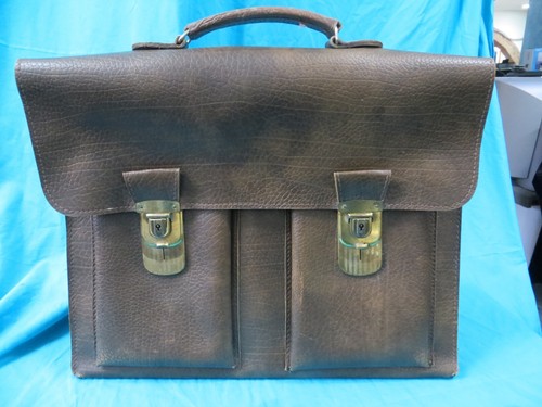 Leather Document Holder Bag/Folder, Vintage. - Picture 1 of 8