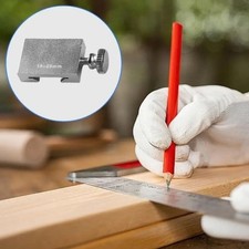 Stainless Ruler Measuring Mark Positioning Woodworking Block Stop Marking Gauge