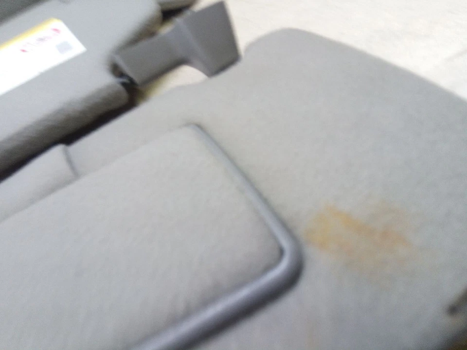 Pair L R Sun Visor Dual Visors Gray Fits 00-05 BUICK PARK AVENUE z54-200884 - Image 3 of 4