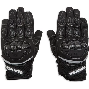 Spada MX-Air Ce Motorcycle Motorbike Textile Gloves Black
