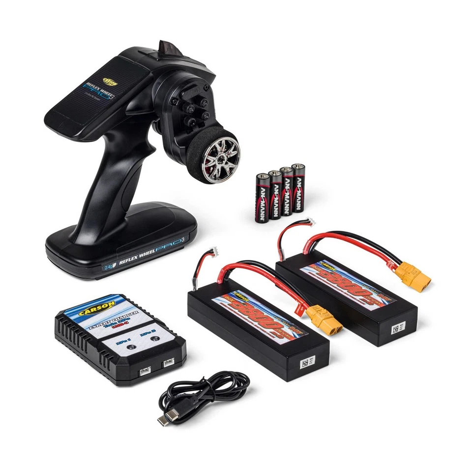 Carson 409081 1:8 Virus 4.2 XL 100% RTR schwarz/türkis 500409081 Neuheit 2025 - Bild 2 von 4