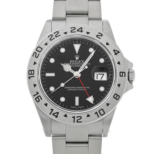 ROLEX Explorer II 16570 black WATCH 732602