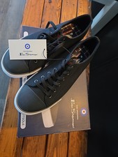 Ben Sherman Dorset Lo LX Black Lace Up Sneakers Men's 9.5 Memory Foam