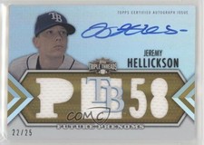 2012 Triple Threads Future Phenoms Auto Relics Gold 22/25 Jeremy Hellickson 0c2