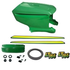 New Upper Lower Hoodbumperfoam Isolatorlhrh Stickers Fits John Deere Lt166