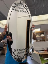 Halloween lustiges Spiegelschild Home Mancaves Pubs Geschenk