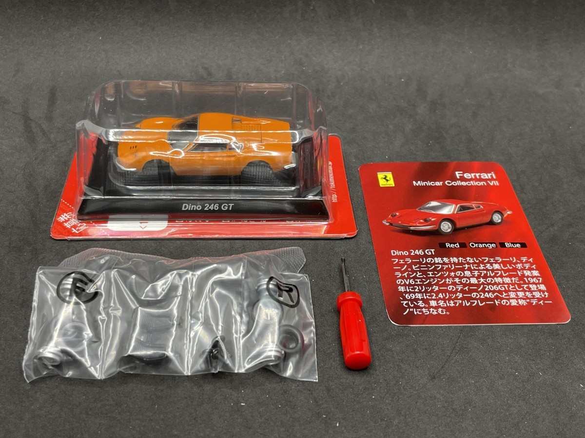 1/64 Kyosho Ferrari Collection7 Dino 246GT Orange diecast model