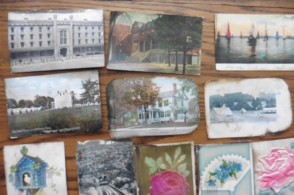 40 postales antiguas ilustradas y topográficas de 1900 Peekskill NY West Point Foto 2 de 4