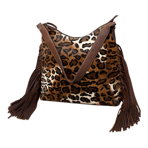Sac cabas AD American Darling Hair-On cuir avec franges - Western Handcrafted - Photo 6/33