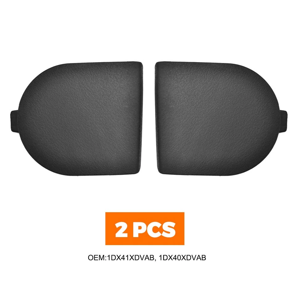 Par de cubiertas de anclaje de cinturón de seguridad delantero para Jeep Liberty Dodge Nitro Replace1DX41XDVAB Foto 3 de 4