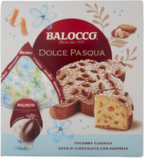 BALOCCO-dolce Pasqua-COLOMBA GR700+UOVO GR150