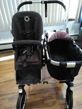 Bugaboo Donkey with one Bassinet And Two Seats