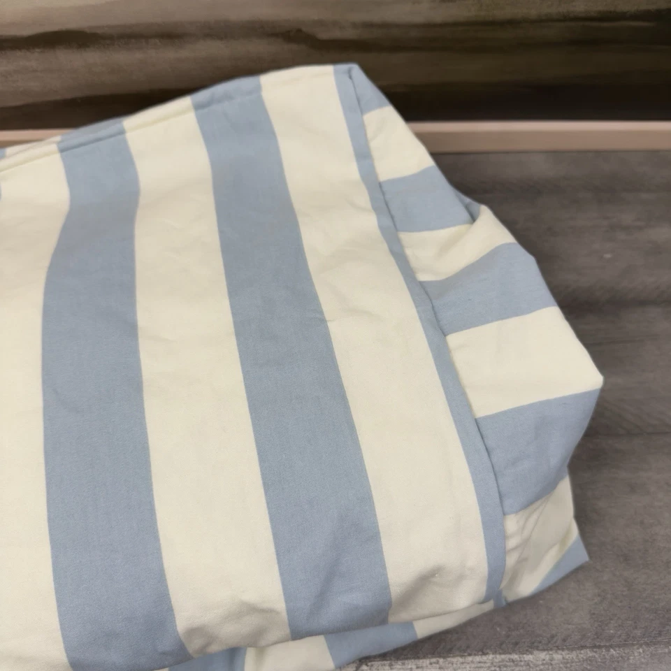 Pottery Barn Kids Anywhere Chair Slipcover Only Chris Loves Julia Stripe Mono OB - Image 2 of 4