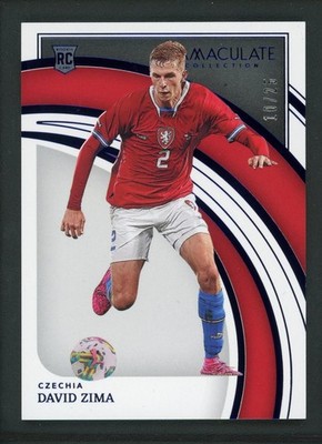 2022-23 DAVID ZIMA 10/25 PANINI IMMACULATE COLLECTION ROOKIE RC #66