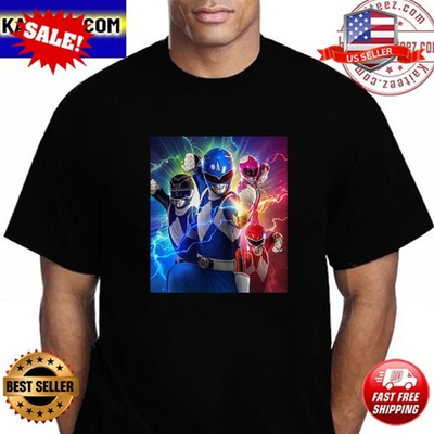 #ad HOT Mighty Morphin Power Rangers Once And Always Vintage T Shirt S 5XL $14.99
