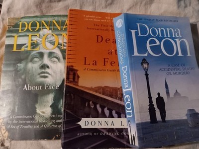 Lot of 3 Donna Leon PB: Death La Fenice, Drawing Conclusions, About Fate