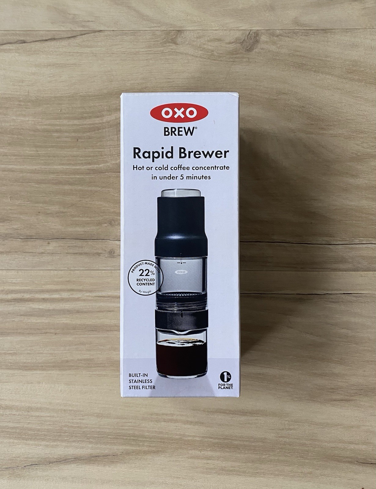 OXO Brew Rapid Brewer Hot & Cold Portable Coffee Brewer New in Box