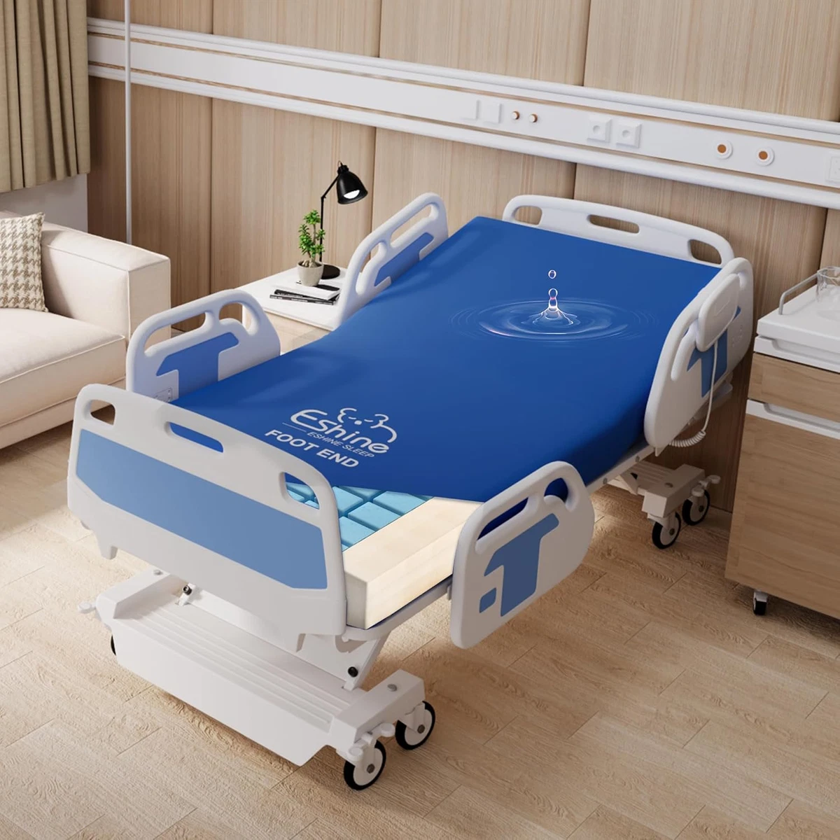 【送料無料】新品⭐ 床架 单人床 带床头柜双插座 承重300kg 双人床和床架| eBay