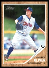 Andrew Oliver 2011 Topps Heritage Minor League #178 Toledo Mud Hens MLB READ
