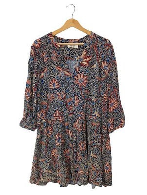 BA&SH Hippiekleid Damen Kleid Gr. DE 40 hellgrau Casual-Look