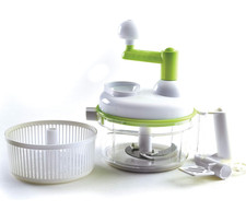 Norpro Mini Food Processor & Salsa Maker Manual Hand Crank Chopper NEW