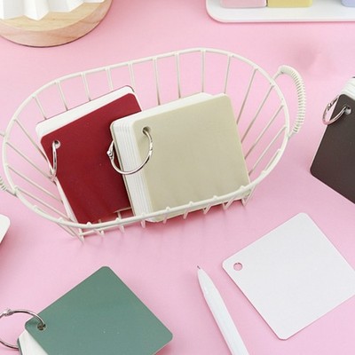 Creative Detachable Notepad Miniature Notebook 60 Sheets 7x7cm Travel Journal