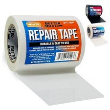 Repair Tape for Fabric Boat Covers, Canvas Tents, Pop-Up Campers, RV White