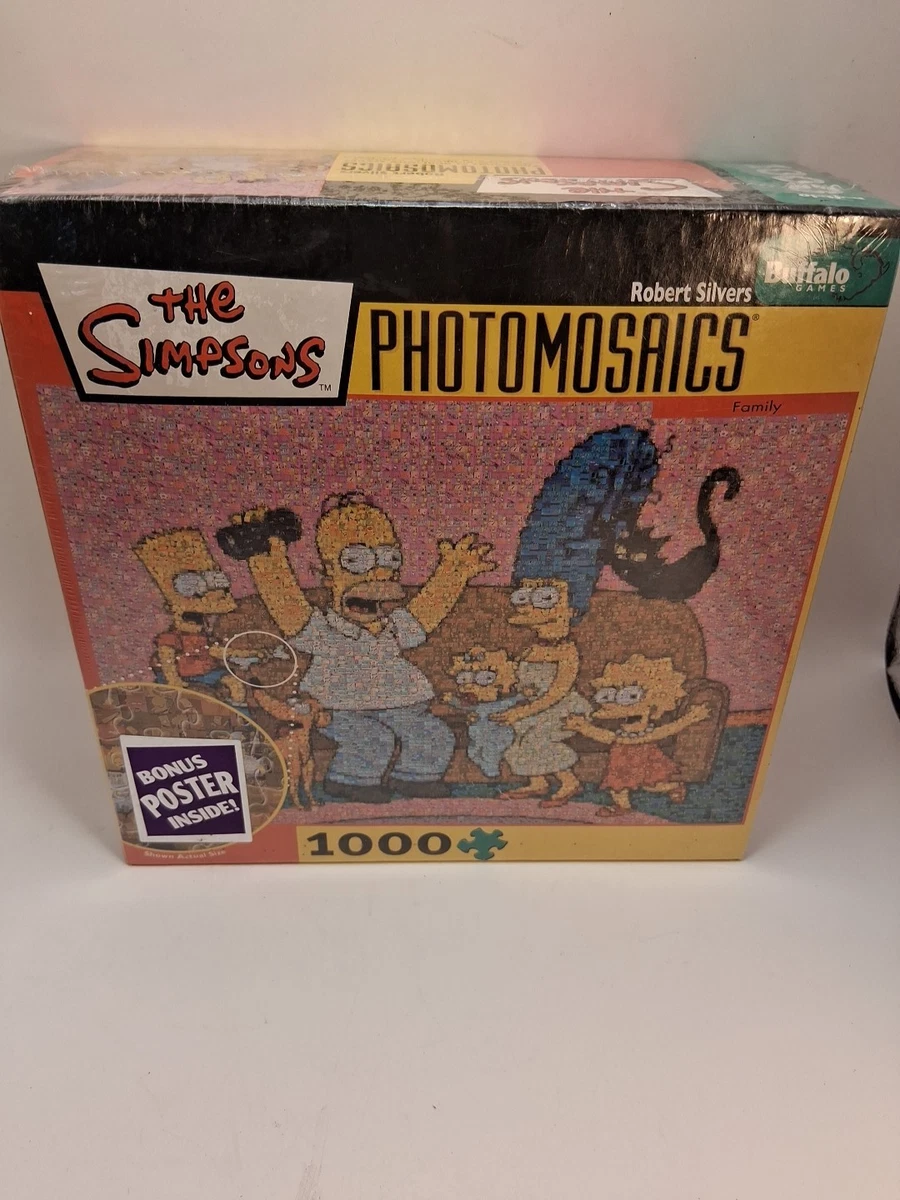 The Simpsons Limited Edition Jigsaw 1000 PC Puzzle a Montage of Charachters for