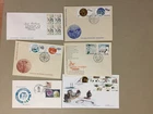 Six ANTARCTIC related covers:4X fdc,1X joint issue US-French Antarctic Territory