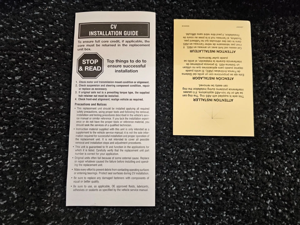 Передний правый вал оси NCV53578 CV для трансмиссии Nissan Altima 2002-2006 годов выпуска. 2,5 л - Изображение 2 из 4
