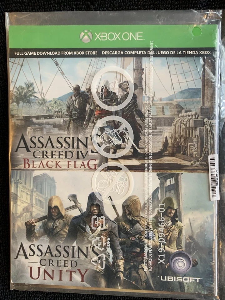 *GAMER BUNDLE* XBOX ONE ASSASSIN'S CREED IV BLACK FLAG & ASSASSIN'S CREED UNITY - Image 2 of 3