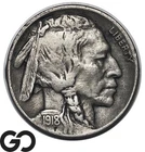 1918-D Buffalo Nickel, Better Date Denver Issue