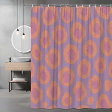Pink Leopard Print Shower Curtain - Stylish Bathroom Decor