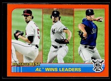 2021 Topps Big League #263 Marco Gonzales / Shane Bieber / Gerrit Cole Orange