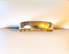 10k Solid Yellow Gold Men's Wedding Band Size 11