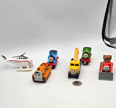 Thomas & Friends Railway Train Take N Play Along Diecast Lot 6 Butch Jack Harold